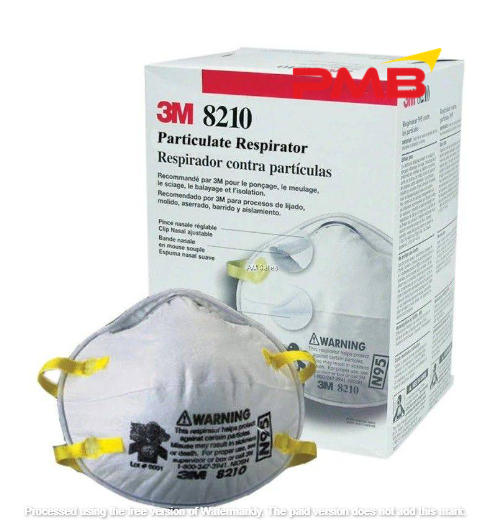 3M 8210 N95 RESPIRATOR, 20PCS      /      BOX (DELIVERY TO LABUAN AREA ONLY)