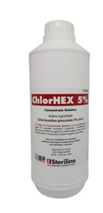 Chlorhexidine Gluconate, 5%, 1L