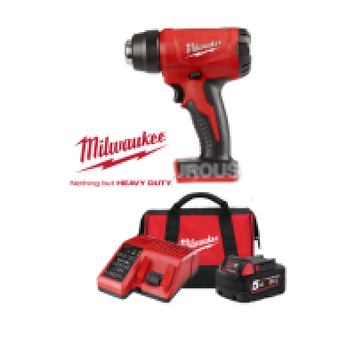 MILWAUKEE M18 COMPACT HEAT GUN M18BHG-0 with STARTER PACK (M18 x 5.0AH)