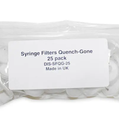 Modern Water Syringe Filter, Quench-Gone, White, 25 Pack - DIS-SFQG-25