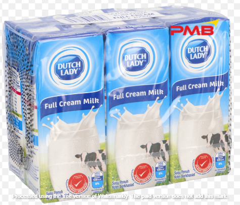 DUTCH LADY FULL CREAM MILK, 200MLX6 (DELIVERY TO LABUAN AREA ONLY)