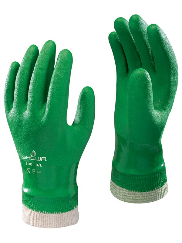 PVC fully coated glove Showa 600 Size 8