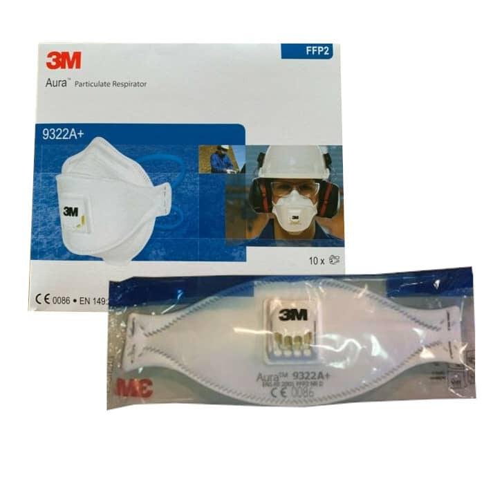 3M Aura Particulate Respirator 9322A+, FFP2      /      P2