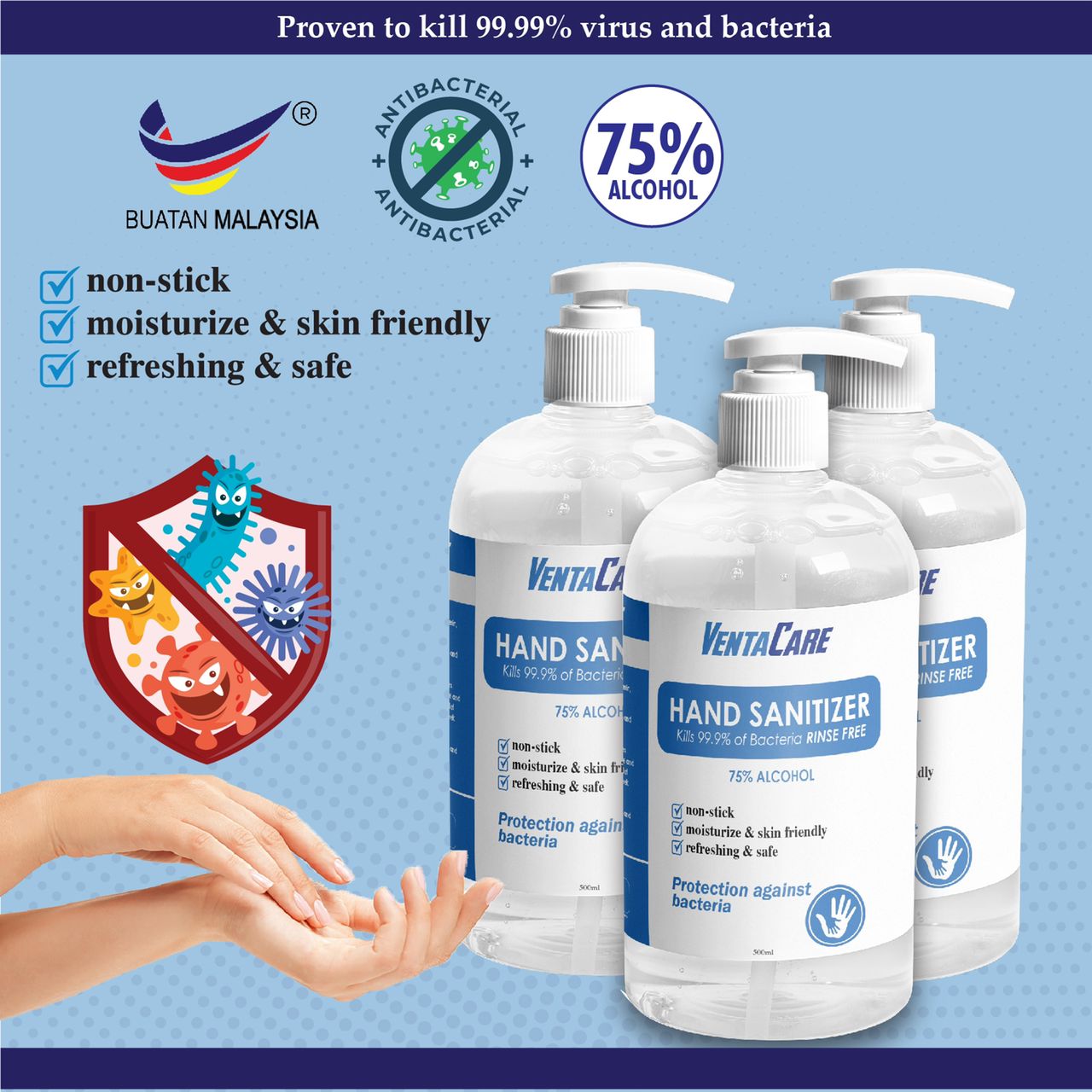 Hand Sanitizer, Alsoft A, Ethanol 83%, Chlorhexidine Gluconate 0.2%