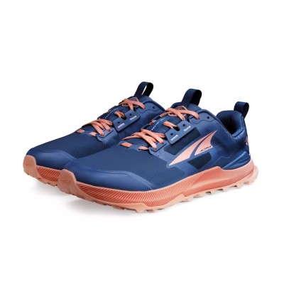 Altra Women's Lone Peak 8 (25 mm Mid Cushion) Navy Coral (US 7.5)