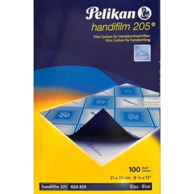 CARBON PAPER- PELIKAN 205 BLUE 21 X 33CM