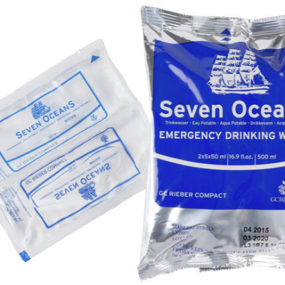 Drinking Water Seven Oceans 500ml for lifeboats and liferafts Impa 330237