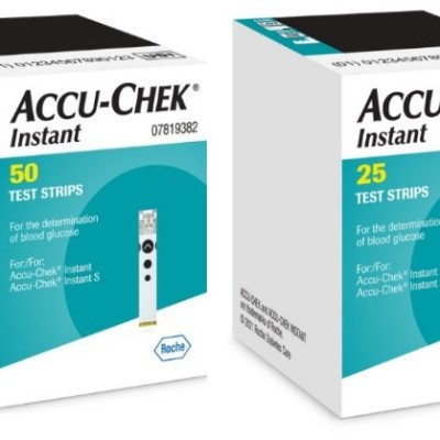 *ACCU-CHEK INSTANT S TEST STRIPS 25s