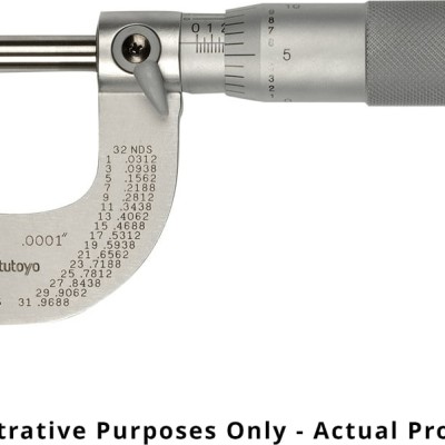 MICROMETER, OUTSIDE, MITUTOYO, 106-102, 1in