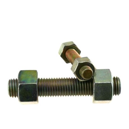 Stud Bolts and Nuts 1 1      /      8"" x 390 mm Studbolts with Nuts