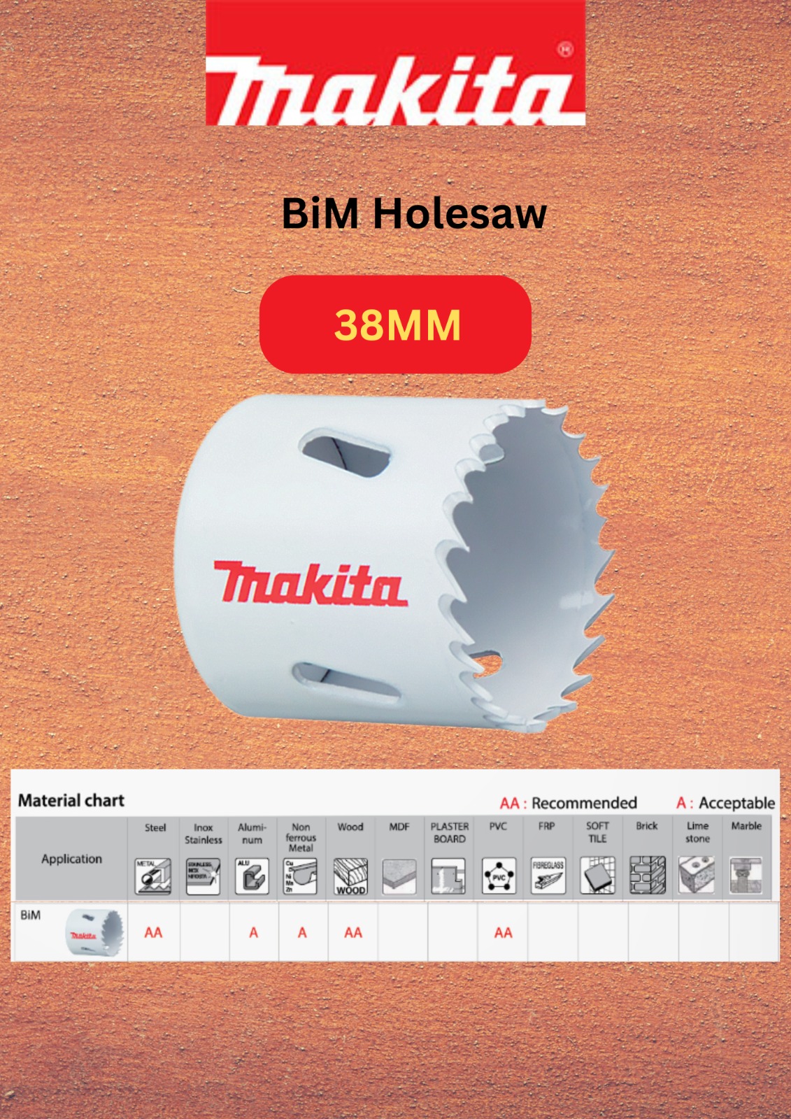 BiM Hole Saw 38mm