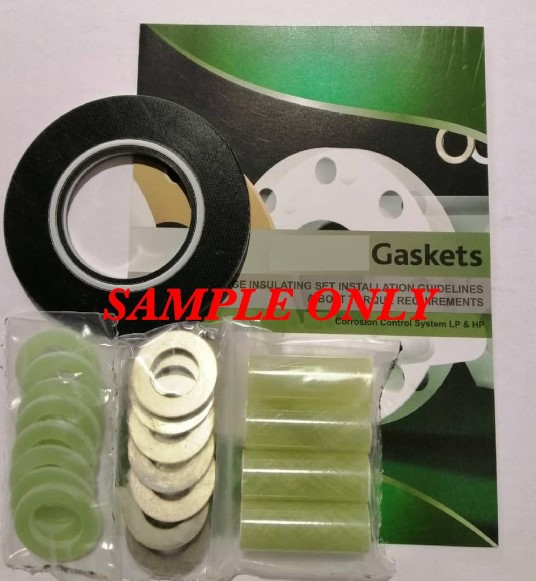 Gasket Insulation Set Flanged G10      /      316SS 4"100