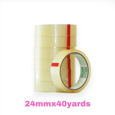 Packing Tape OPP Clear 1", 24mmx40yds, 12's