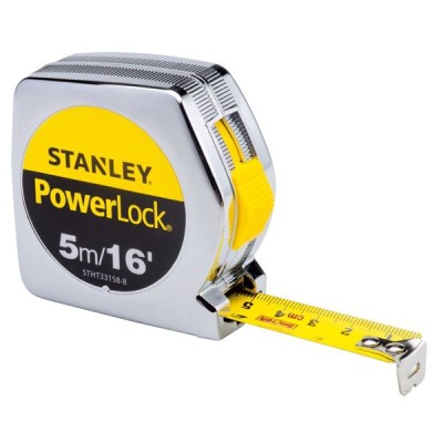 Stanley 33-158 Power Lock Measuring Tape (5m 16ft) STHT33158-8