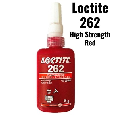 Loctite 262 (High Strength) Adhesive Threadlocker Glue (50g)