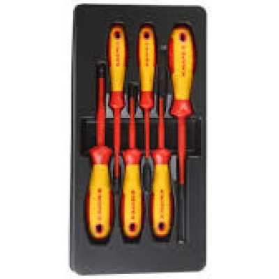 KnipexVDE Screwdriver Set PlusMinus   Slotted