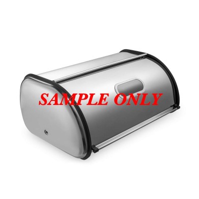 Stainless Steel Bread Box Holder Metal Roll