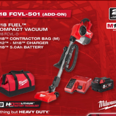 Milwaukee M18 FCVL-501 FUEL Compact Vacuum   Vacuum Cleaner