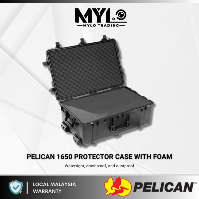 Pelican 1650 Wheeled Protector Case with Foam