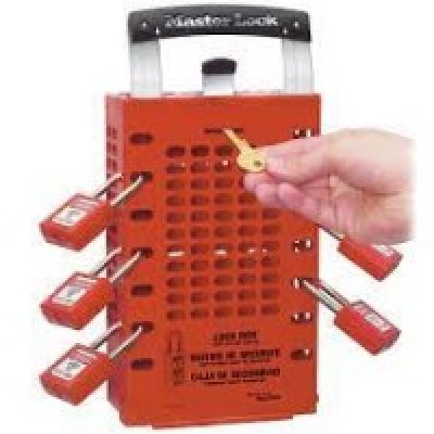 MASTER LOCK 503 RED LATCH GROUP LOCK BOX