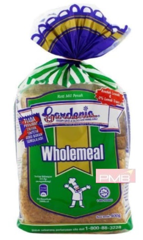 GARDENIA WHOLEMEAL BREAD UOM: 400GM       /       PACK