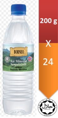 Borneo Air Mineral (Green) 500ML