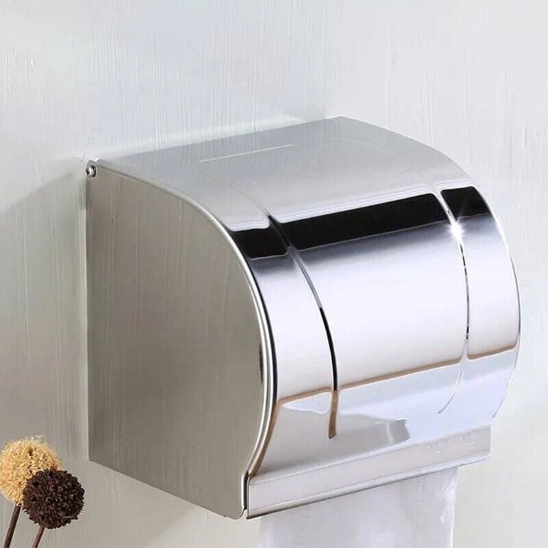 Stainless Steel Toilet Paper Roll Holder Wall Mounted