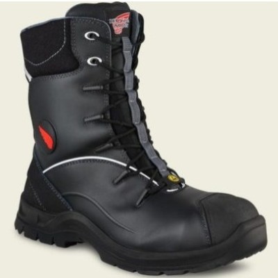 BOOT, SAFETY, REDWING, 3207, Blk, 8in