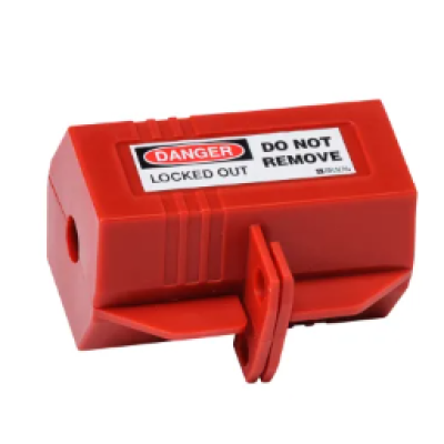 Brady Red 2-Lock Polypropylene Plug Lockout, 7mm Shackle