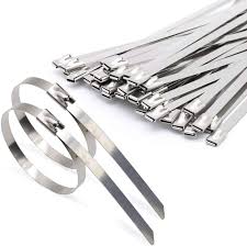 Cable Tie 200mm x 4.6 mm- stainless steel SS304, 100  /  pck