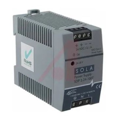 SolaHD SDP Switched Mode DIN Rail Power Supply, 85 to 264 V ac   90 to 375V dc ac, dc Input, 24V dc dc [Part No.: SDP2-24-100T]