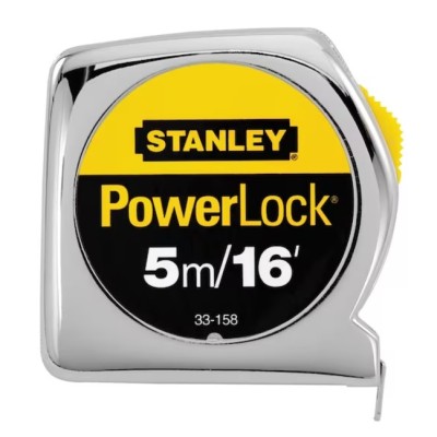 Stanley 0-33-158 PowerLock 5 m (16 ft) x 19 mm Tape