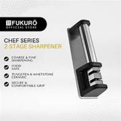 Fukuro Chef Series Two-Stage Sharpener   Knife Sharpener   Pengasah Pisau