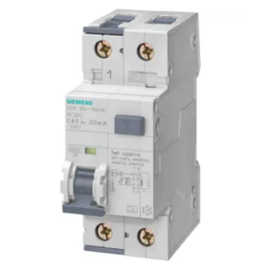 Siemens RCBO, 32A Current Rating, 2P Poles, 30mA Trip Sensitivity, SENTRON Range [P N: 5SU1354-4KK32]