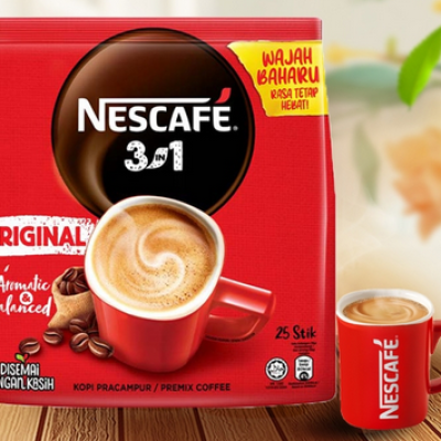 NESCAF 3 in 1, Original, Aromatic&Balanced, 25'S [Limited to within Miri, Sarawak]