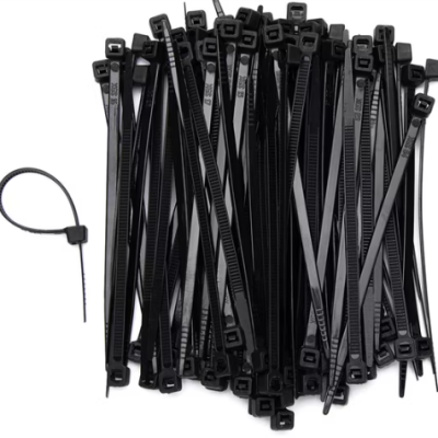 PVC Cable Tie Black 100mm (100PCS Pack)