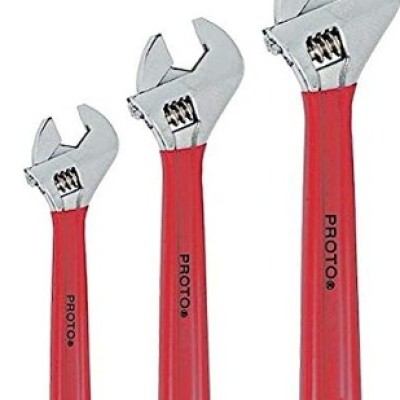 3 PIECE CUSHION GRIP ADJUSTABLE WRENCH SET PROTO MODEL #J795G