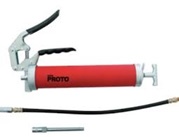 PROTO GREASE GUN PISTOL GRIP c      /      w FLEXIBLE 18"" HOSE 6"   METAL SPOUT 16 OZ. BULK FILL 14OZ CARTRIDGE 0      /      P 3600 PS FC33HD