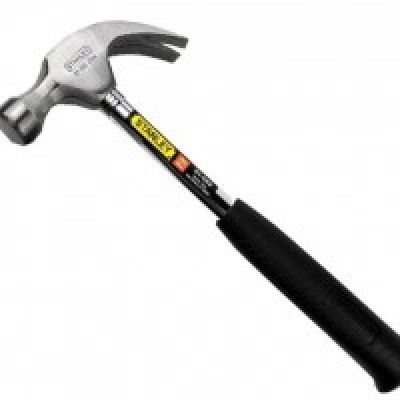 HAMMER, CLAW NAIL HAMMER, TUBULAR STEEL SHAFT, 20OZ