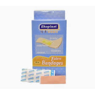 EKOPLAST FABRIC BANDAGES 100S#, 100 pc box