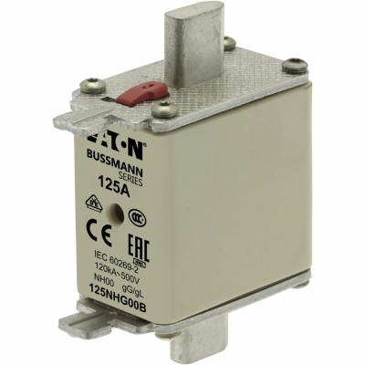 Eaton Bussmann Series 125A Centred Tag Fuse, 02, 500V ac - 125NHG02B