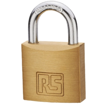 RS PRO 781-5991 Brass Padlock 40mm