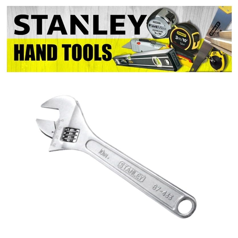 STANLEY ADJUSTABLE SPANNER WRENCH 12'' INCH 87-434