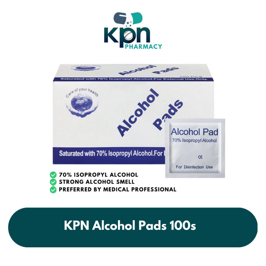 ALCOHOL PREP PADS ( 3CM X 3CM ) (100pcs      /      pack)