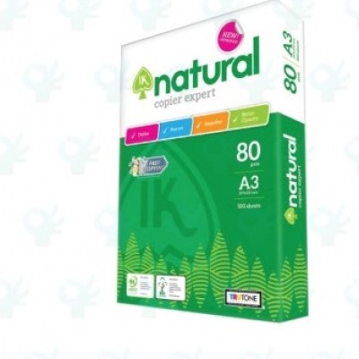 IK NATURAL PHOTOSTAT PAPER, A3 80G 500'S