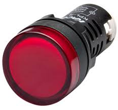 Light indicator  Model: BA9S Maker: KACON 24VDC, Red