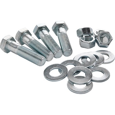 M12-1.75 Stainless Steel Bolt & Nut c w 2 Flat Washers