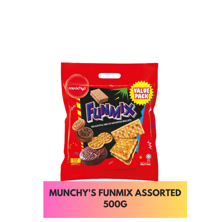 MUNCHY'S 500G       /       508G ASSORTED BISCUIT