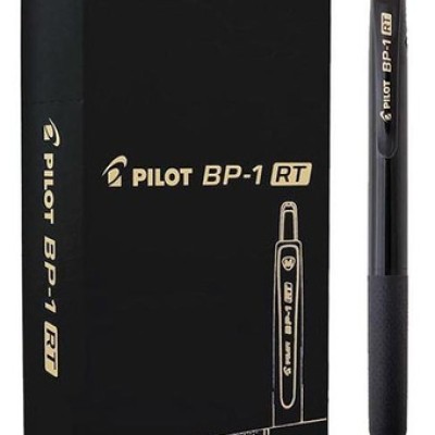 Pilot BP-1RT Retractable Ballpoint Black Pen 1.0mm