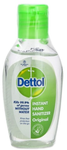 DETTOL INSTANT HAND SANITIZER 50ML       /       BOTTLE